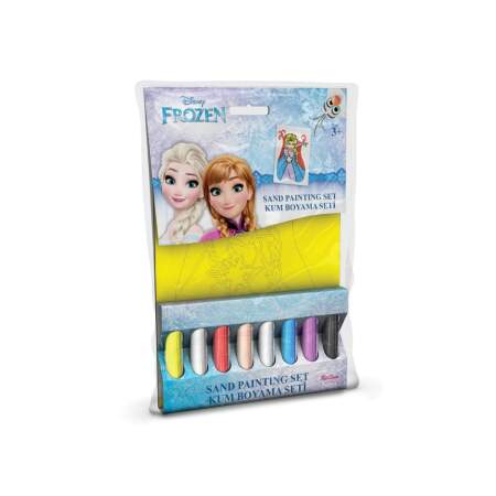 Mini spalvoto smėlio rinkinys "Frozen"