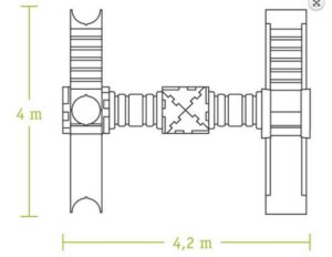 CUBIC TOY H2000 MODEL žaidimų aikštelė