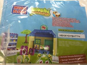 MOSHI MONSTERS Mega Bloks žaidimas vaikams GROSS-ERY STORE  rinkinys