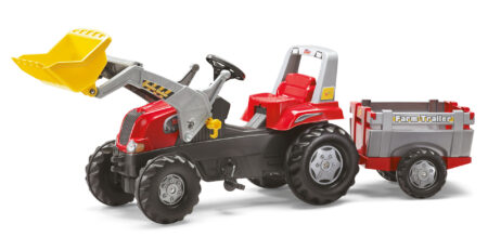 Traktoriukas su priekaba ir priekiniu kaušu Rolly toys nuo 3-8 m.