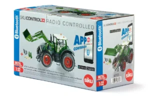 Siku traktorius Fendt 933 Vario su frontaliniu krautuvu ir „Bluetooth“ programa su nuotoliniu distanciniu valdymu