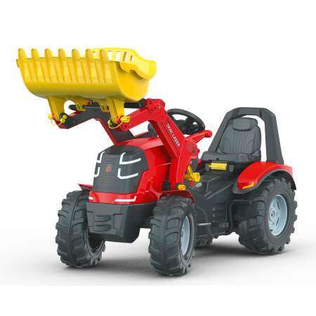 ROLLY TOYS X-TRAC PREMIUM traktorius su frontaliniu krautuvu ir stabdžių rankena
