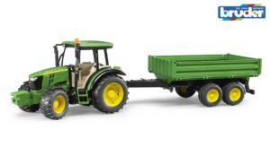 BRUDER mini traktorius John Deere 5515M, 02108