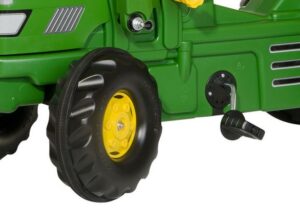 Vaikiškas traktoriukas ROLLY TOYS JOHN DEERE su frontaliniu krautuvu