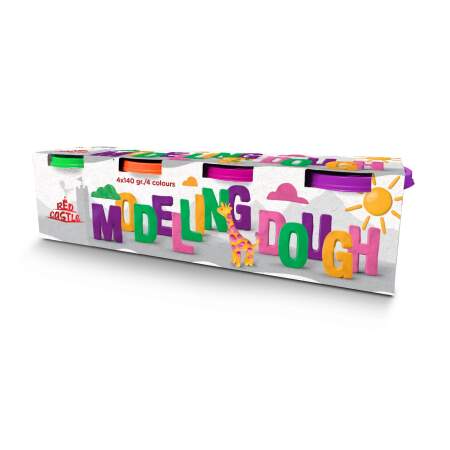 Spalvoto modelino rinkinys 4x140g.