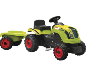 Traktoriukas  Claas Arion 400 su priekaba 3-8 m