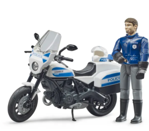 BRUDER policininkas su motociklu, 62731