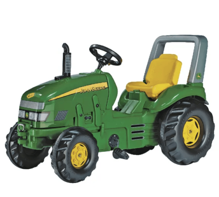 Keturatis Minamas traktorius vaikams Rolly Toys John Deere nuo 3-10 m.