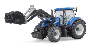 BRUDER New Holland T7.315 su frontaliniu krautuvu, 03121