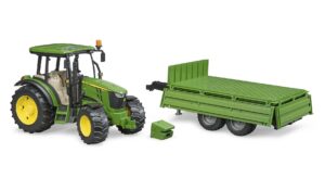 BRUDER mini traktorius John Deere 5515M, 02108