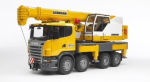 BRUDER SCANIA R serijos kranas Liebherr, 03570 27.02.23 (Papildomas pristatymas)