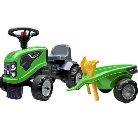 Falk Traktorius su priekaba Deutz-Fahr žalias